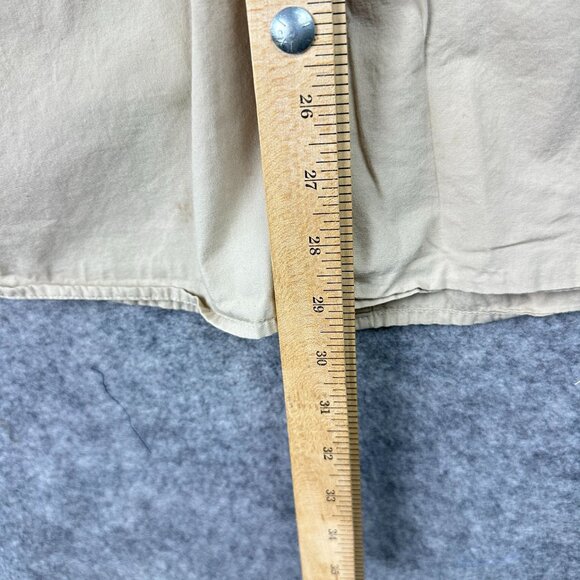 Columbia PFG Performance Fishing Gear Shirt Men's M/M Beige Vented Short Sleeve - Picture 14 of 15